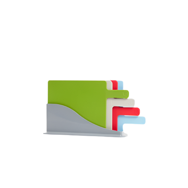 4-Color Coded Chopping Board Set – BPA-Free Plastic Cutting Boards for Meat, Vegetables, Fish & Bread